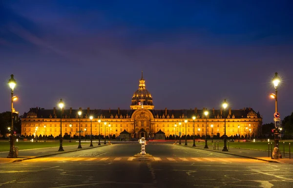 Palacio Los Inválidos Atardecer París — Foto de Stock