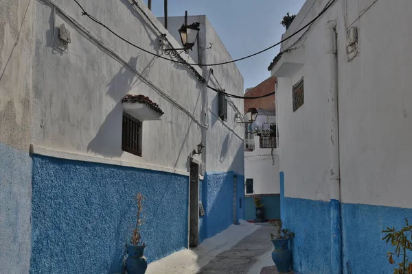 Vista Rua Chefchaouen Morocco África — Fotografia de Stock