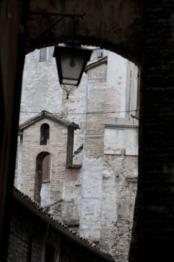 Siena, İtalya 'daki eski bina.