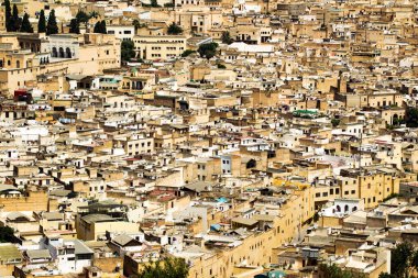 Jodhpur şehrinin havadan görünüşü, Rajasthan, Hindistan