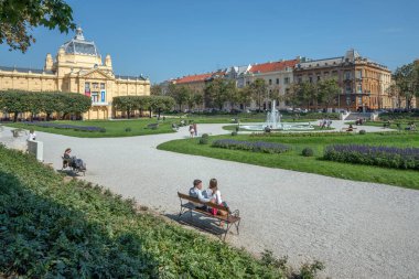 aranjuez şehrinin manzarası, Madrid, İspanya