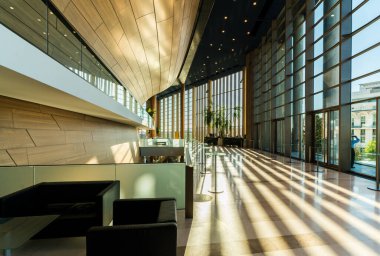 Avrupa 'daki modern binanın içi