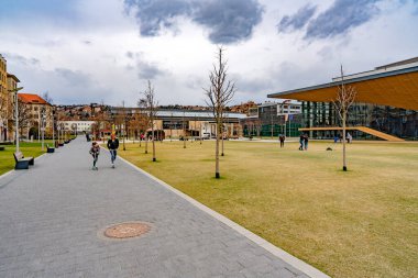 Millenaris Center, Budapeşte 'de Ulusal Dans Tiyatrosu Binası.