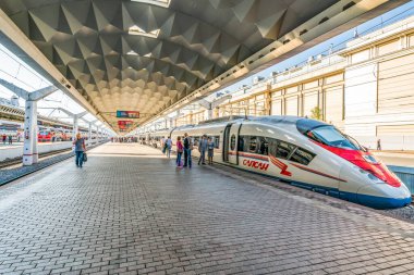 PETERBURG, RUSSIA - 16 Ağustos 2018: St. Petersburg, Rusya 'daki 