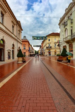Macaristan 'ın Szeged kentinin manzarası