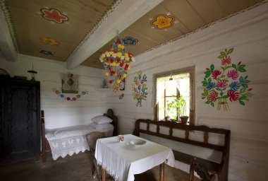 Bir otel odasının içinde.