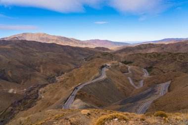 Fas 'taki dağ manzarası.