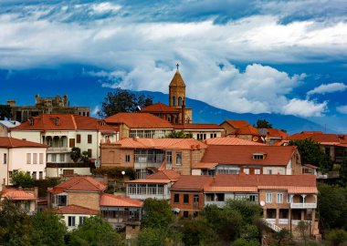 Gürcistan 'ın Kakheti bölgesindeki Sighnagi şehri