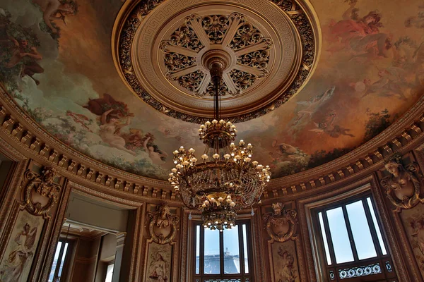 Paris Julho Uma Vista Interior Ópera Paris Palais Garnier Exibida — Fotografia de Stock