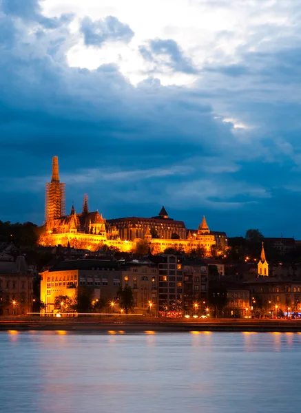 Vista Noturna Cidade Velha Stockholm Suécia — Fotografia de Stock