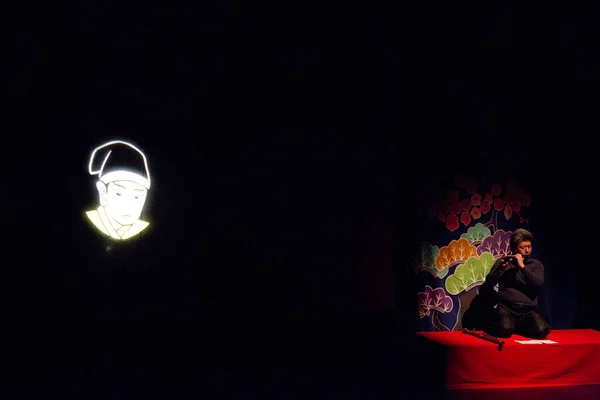 Будапест Хангария Ноября Японская Группа Минва Представляет Искусство Уцуси Латерна — стоковое фото
