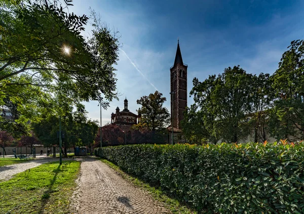 Mailand Italien Oktober 2019 Santeustorgio Basilika Der Nähe Des Parks — Stockfoto
