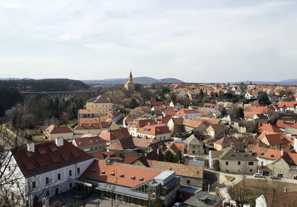 Widok Miasto Cesky Krumlov Republika Czeska — Zdjęcie stockowe