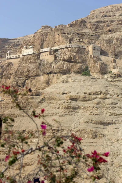 Vista Cidade Velha Masada — Fotografia de Stock