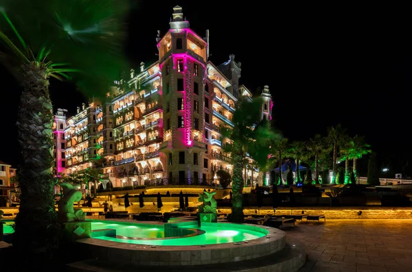 Elenite Bulgaria Julio 2016 Hotel Royal Castle Por Noche Primer —  Fotos de Stock