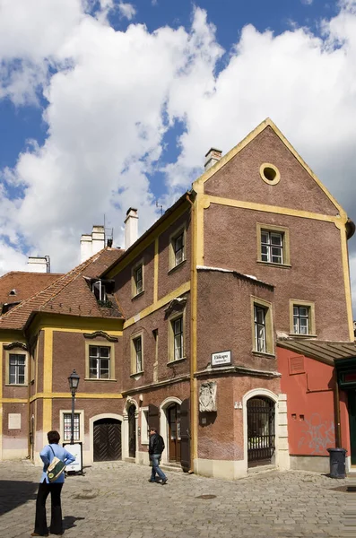 Vue Sur Rue Typique Ville Sopron Hongrie — Photo