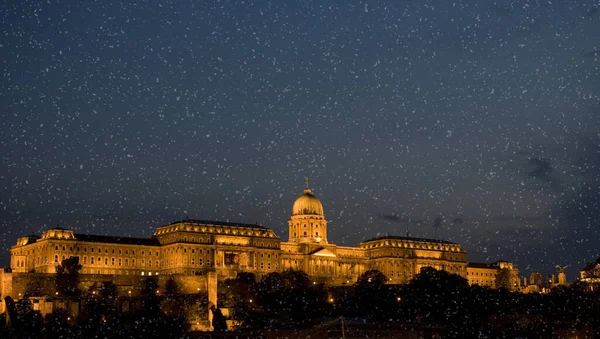 Widok Nocny Miasto Rzym Włochy — Zdjęcie stockowe