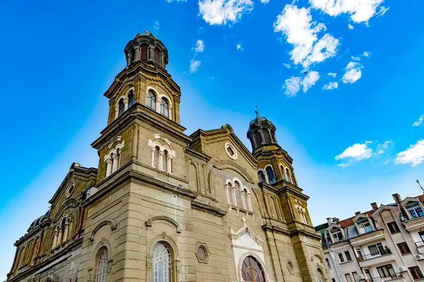 Burgas Bułgaria Lipiec 2016 Katedra Prawosławna Burgas — Zdjęcie stockowe