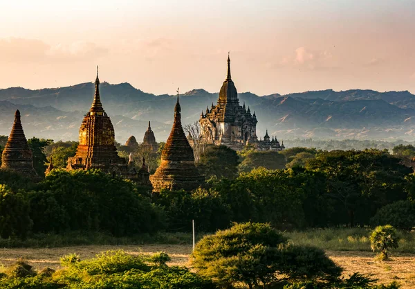 Los Templos Bagan Myanmar — Foto de Stock
