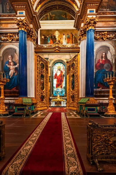 Wnętrze Starego Kościoła Chrześcijańskiego — Zdjęcie stockowe