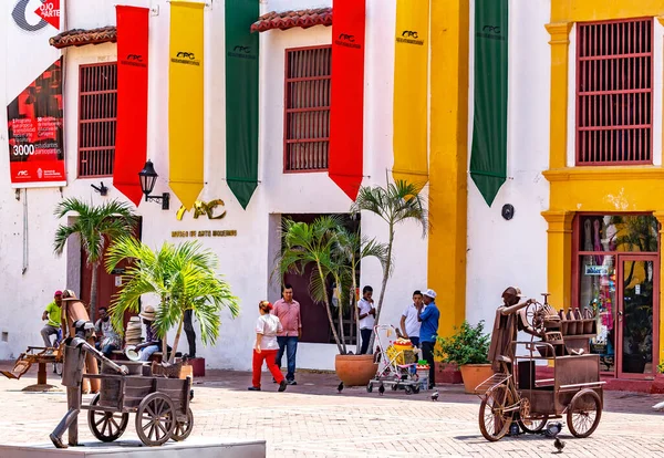 Cartagena Colombia Octubre 2015 Personas Identificadas Centro Cartagena Quinta Ciudad — Foto de Stock