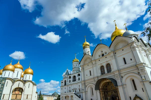 Kilátás Feltételezés Katedrális Moszkvában Oroszországban — Stock Fotó