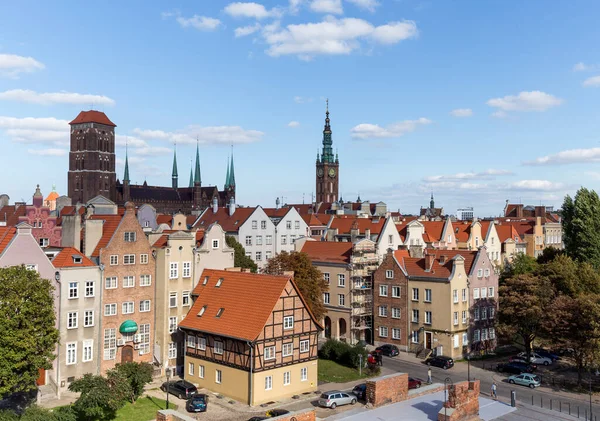 Gdansk Poland Eylül 2015 Gdansk Merkezi Şehir Ortaçağ Eski Kasaba — Stok fotoğraf