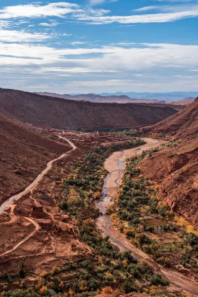 Paisaje Del Desierto Montaña Marocco —  Fotos de Stock