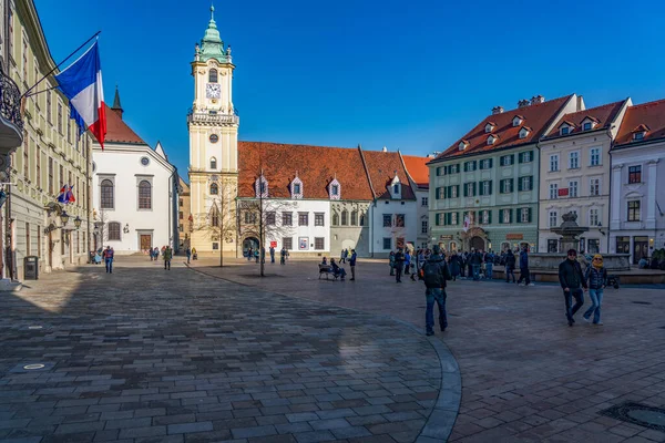 Vista Sul Vecchio Municipio Praga — Foto Stock