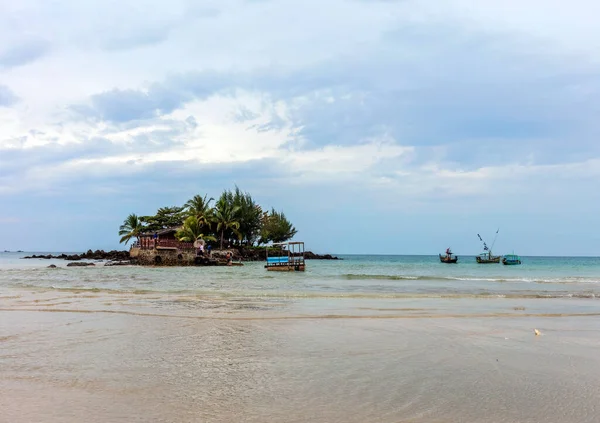 Boat Beach Tropics — Stock Photo, Image