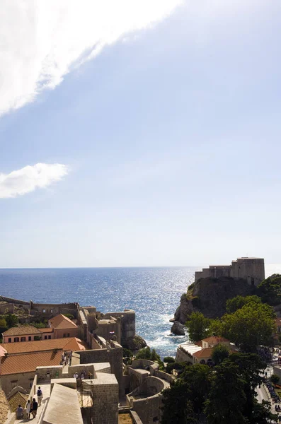 Vista Del Casco Antiguo Dubrovnik Croacia —  Fotos de Stock