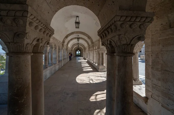 Budapest Hungary April 2020 Fishermans Bastion Matthias Church Spring Budapest — Stock Photo, Image