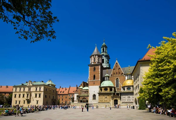 Widok Stary Ratusz Krakowie Polska — Zdjęcie stockowe