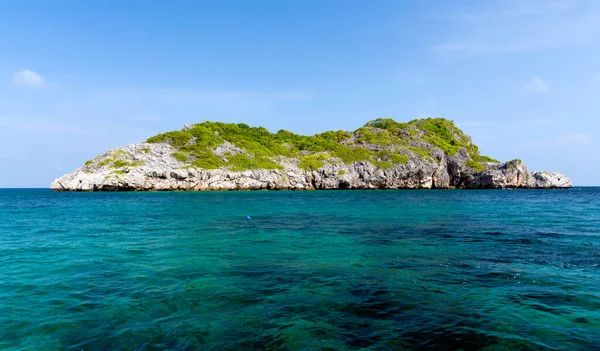 Beautiful Tropical Beach Rocks Sea View — Stock Photo, Image