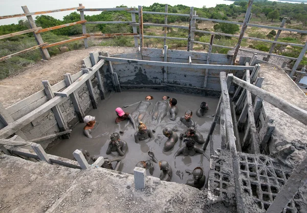 Cartagena Colombia October 2015 Volcan Totumo Volcano Couple Hundred Meters — Stock Photo, Image