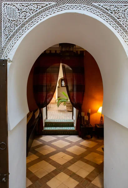 Hermosa Arquitectura Tradicional Marroquí — Foto de Stock