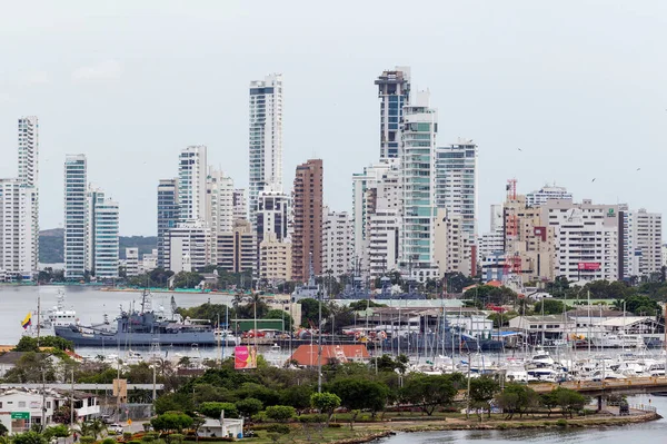 Cartagena Colombia Oktober 2015 Het Nieuwe Deel Van Cartagena Barranquilla — Stockfoto