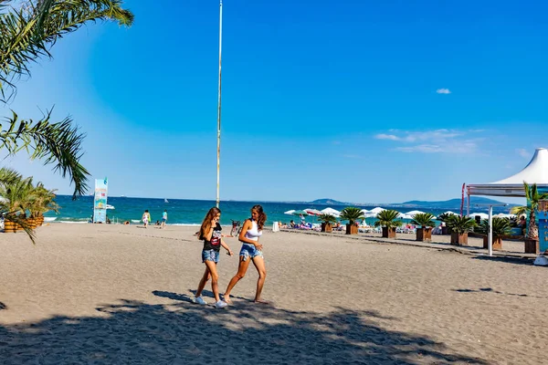 Burgas Bulgaria July 2016 Sunny Beach 布尔加斯是保加利亚黑海海岸的第二大城市 阳光海滩的中心 — 图库照片