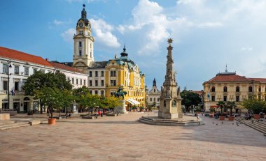 Prag şehrinin manzarası