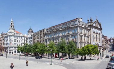 Madrid, İspanya 'nın manzarası.