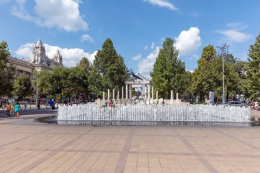 Madrid, İspanya 'nın manzarası.