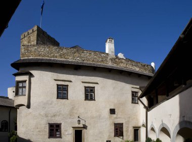 İtalya 'nın Bergamo şehrinin manzarası