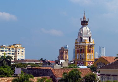 Kartagena eski çatılar, Kolombiya