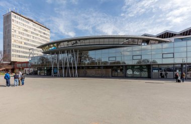 İsveç 'teki Stockholm şehri manzarası.