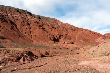 Fas 'taki dağ çöl manzarası