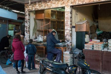 Marakeş, Fas 'ta geleneksel pazar
