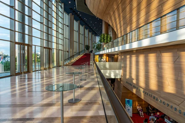 Intérieur Bâtiment Moderne Dans Ville Européenne — Photo