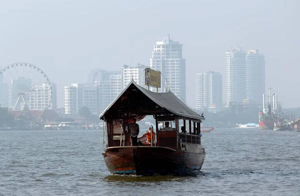Boat River City Thailand — Stock Photo, Image