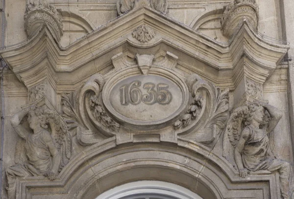 Detail Facade Cathedral George City Barcelona — Stock Photo, Image