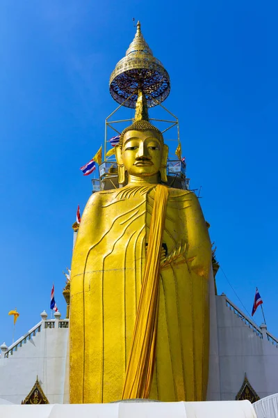 Golden Buddha Statue Wat Phra Singh Bangkok Thailand — Stock Photo, Image